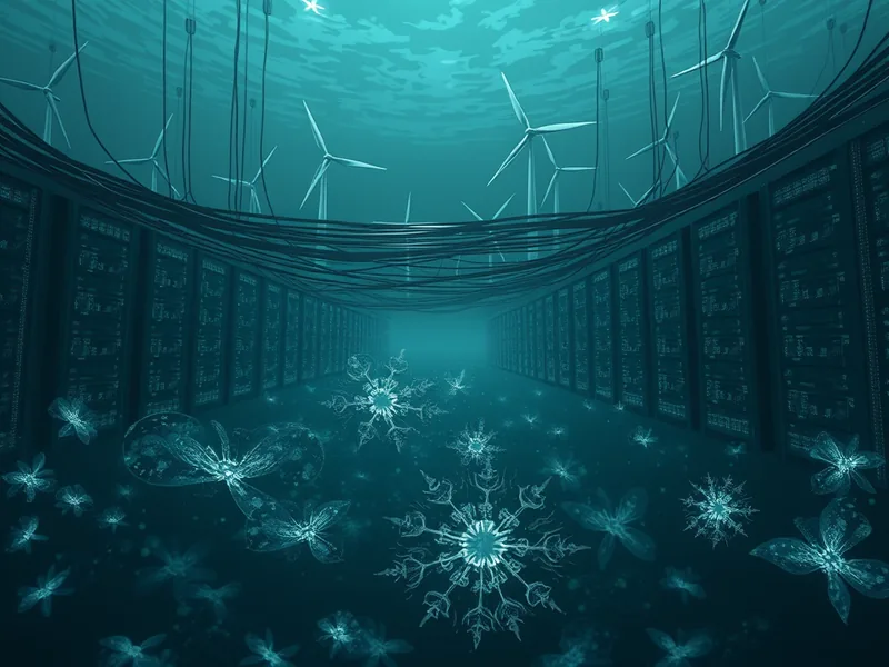 China Launches World's First Wind-Powered Underwater Data Center