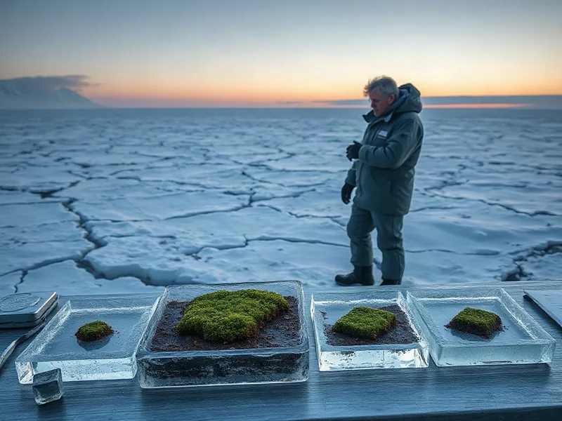 Frozen Moss on a Remote Arctic Ice Cap Reveals We Interrupted the Next Ice Age