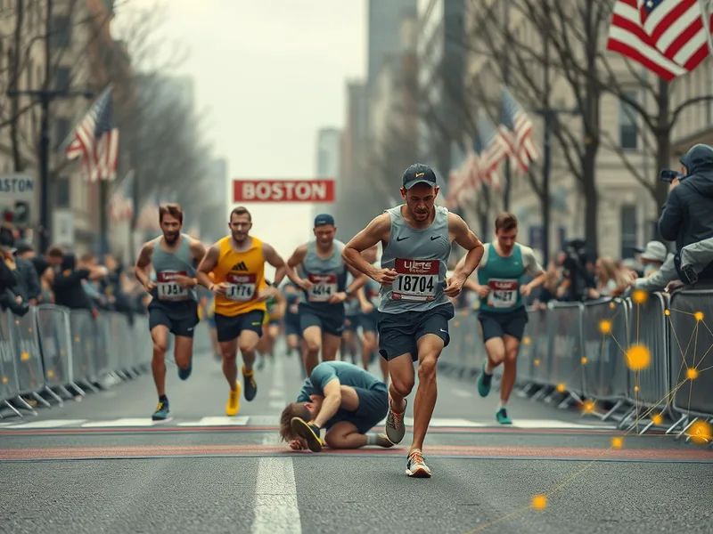 Boston Marathon Runners Show Compassion by Assisting Injured Competitor Across Finish Line